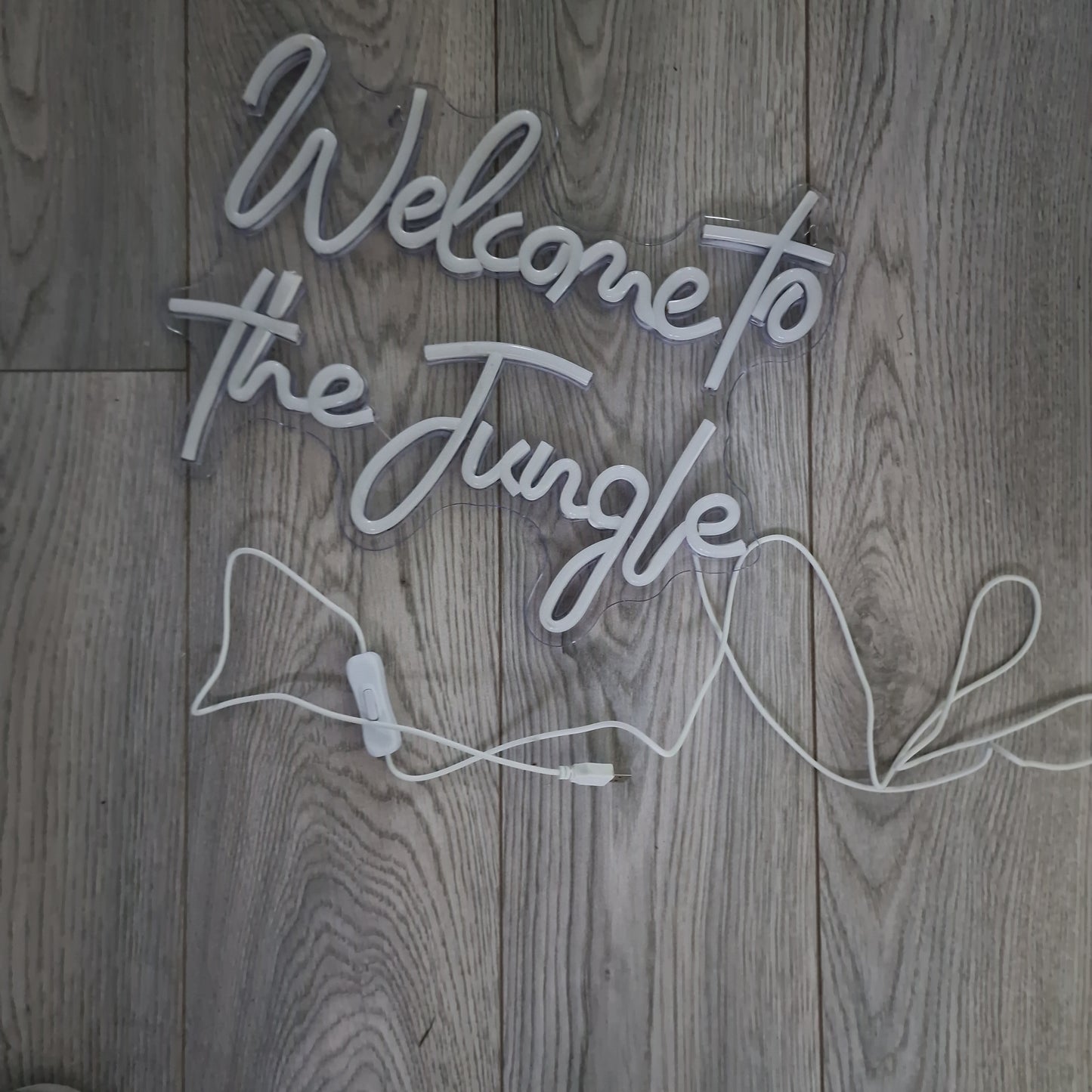 Neon Welcome / Plant USB Signs