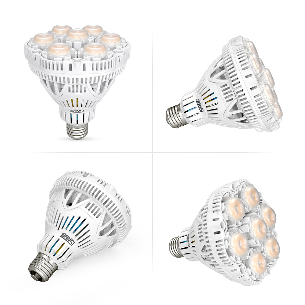 Sansi 36w - 24w - 15w LED Grow Light Bulbs Full Spectrum