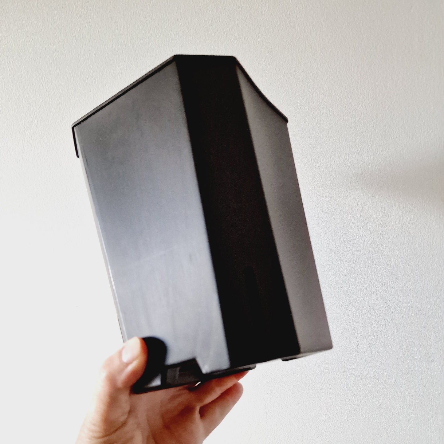 Reduced - Plastic Black Matt Tower Aroid Plant Pots - various sizes available
