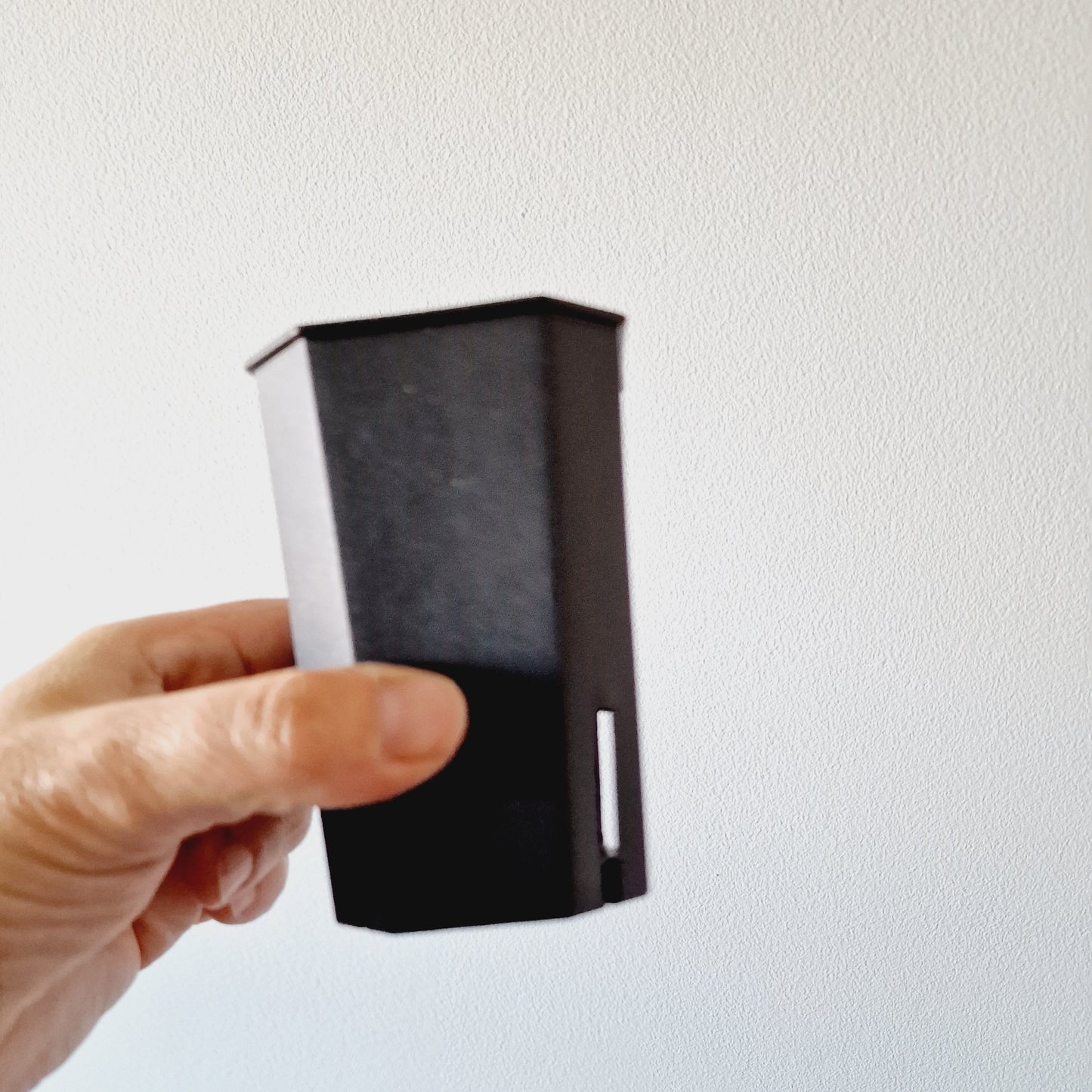 Reduced - Plastic Black Matt Tower Aroid Plant Pots - various sizes available