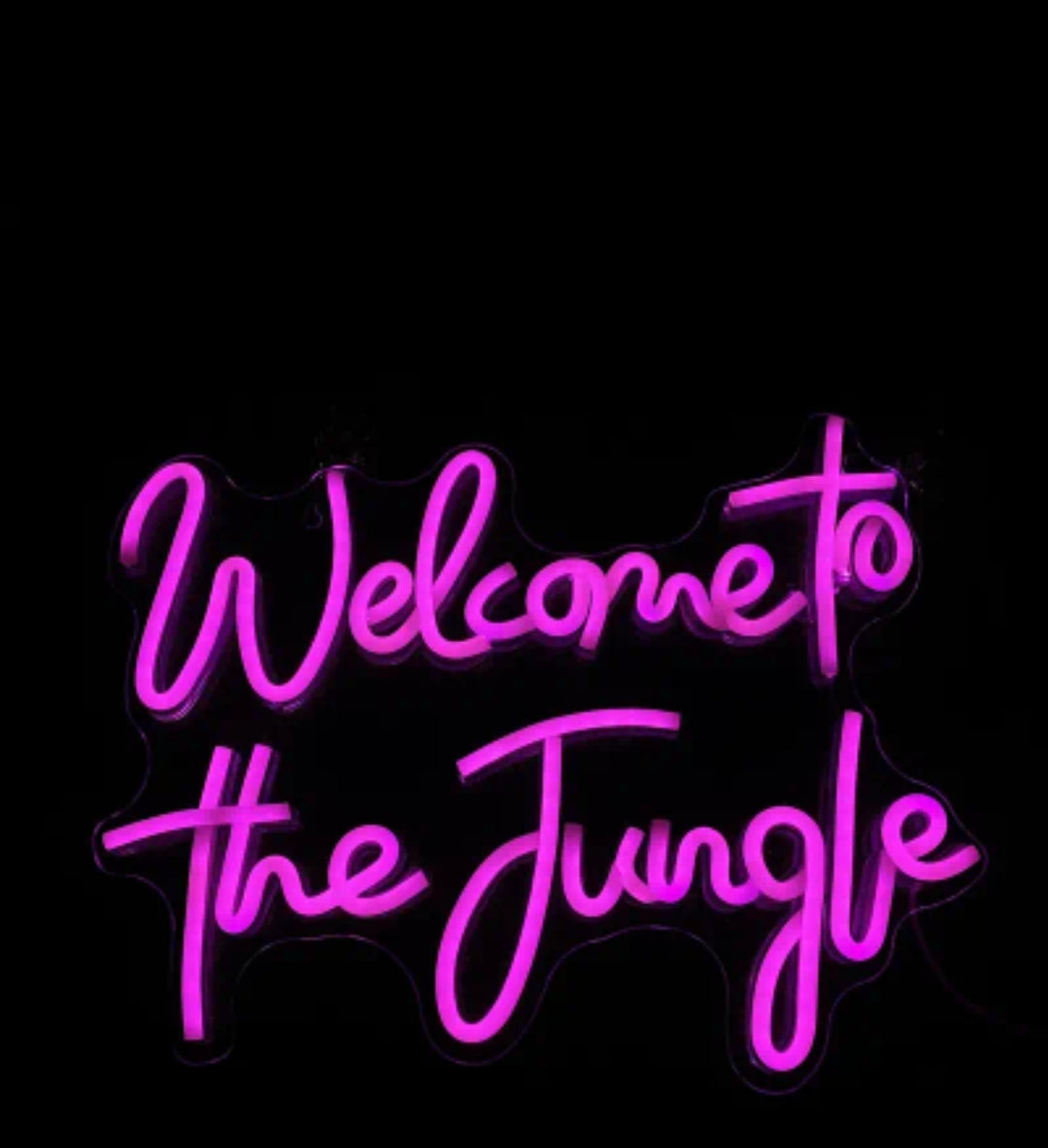 Neon Welcome / Plant USB Signs