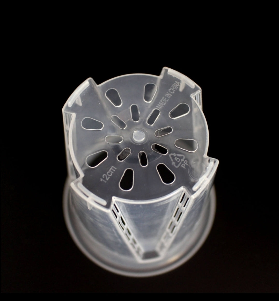 Clear Plastic Round Plant Pots - various sizes available