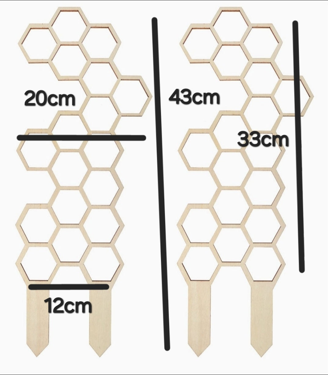 Wooden Trellis Plant Support one per packet