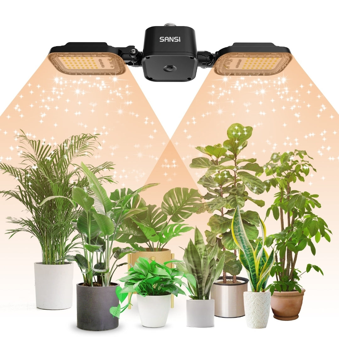 Sansi 60W Adjustable Panel Led Full Spectrum Grow Light E27 Fitting
