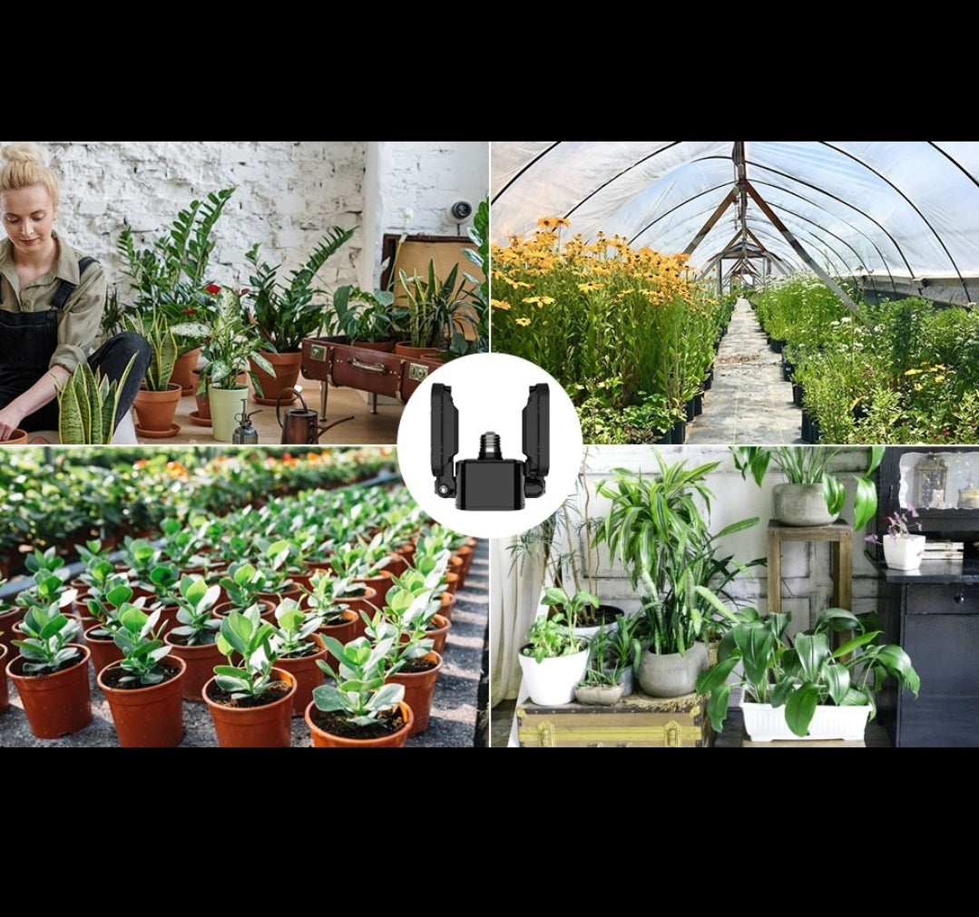 Sansi 60W Adjustable Panel Led Full Spectrum Grow Light E27 Fitting