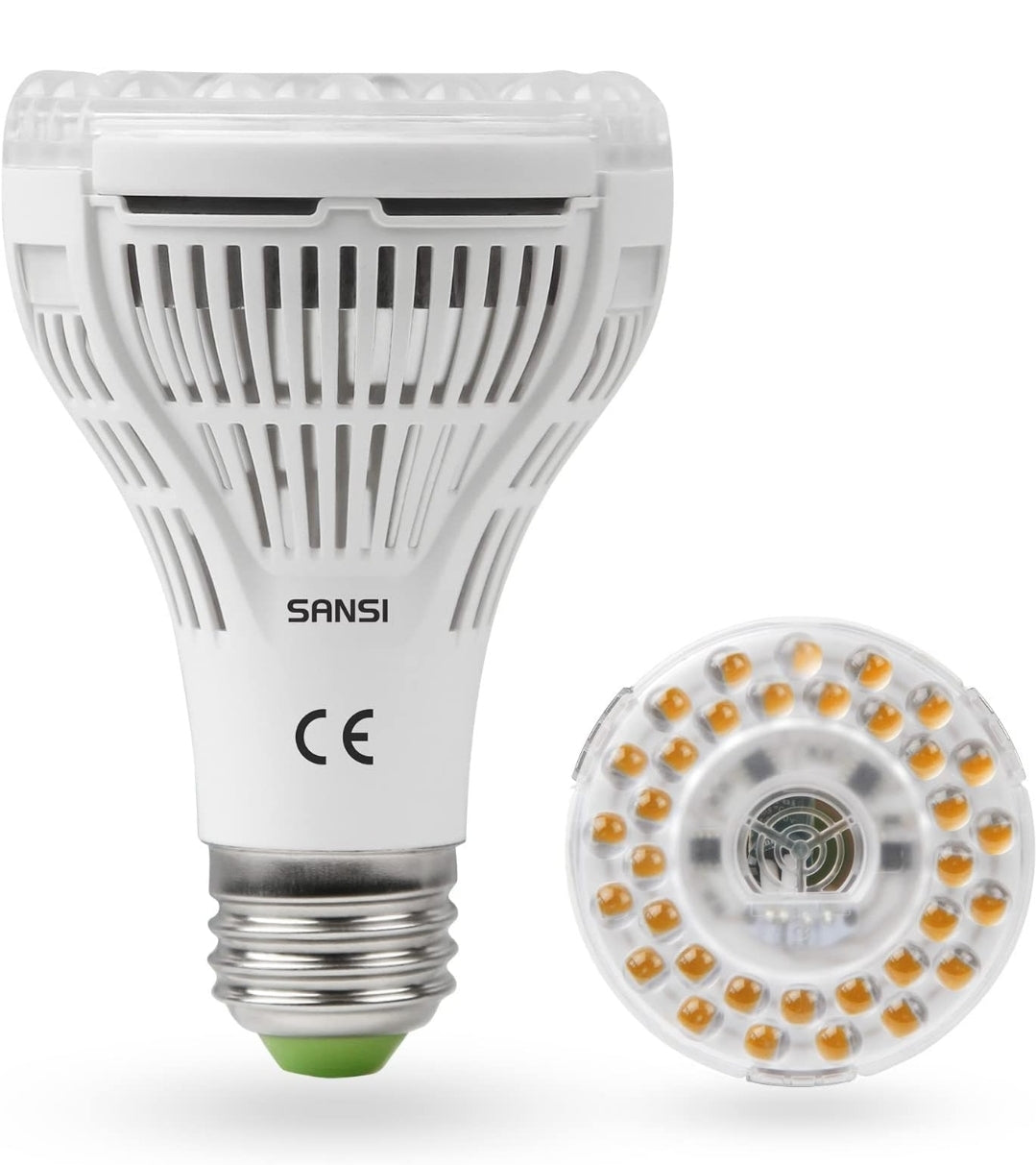 sansi grow light bulb led e27 Sansi 15W LED Grow Light Bulbs Full Spectrum E27 – Chop n Grow