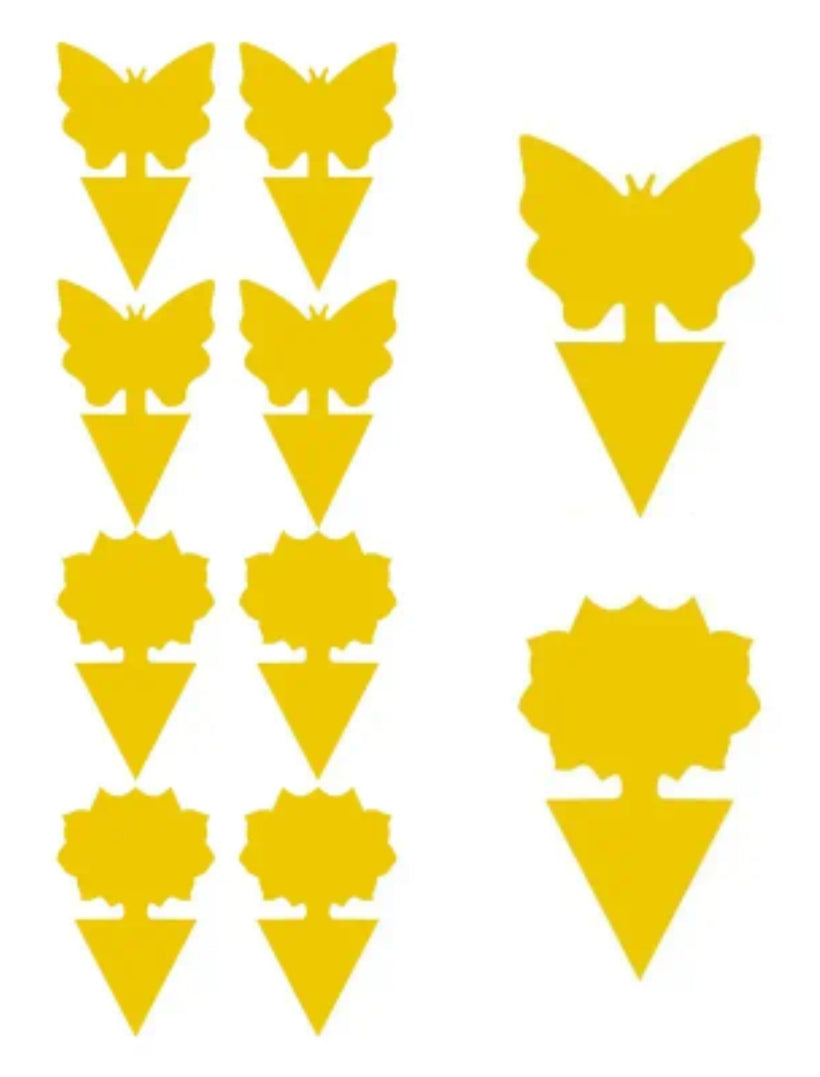Yellow Sticky Plant Fly / Gnats / Bugs / Traps