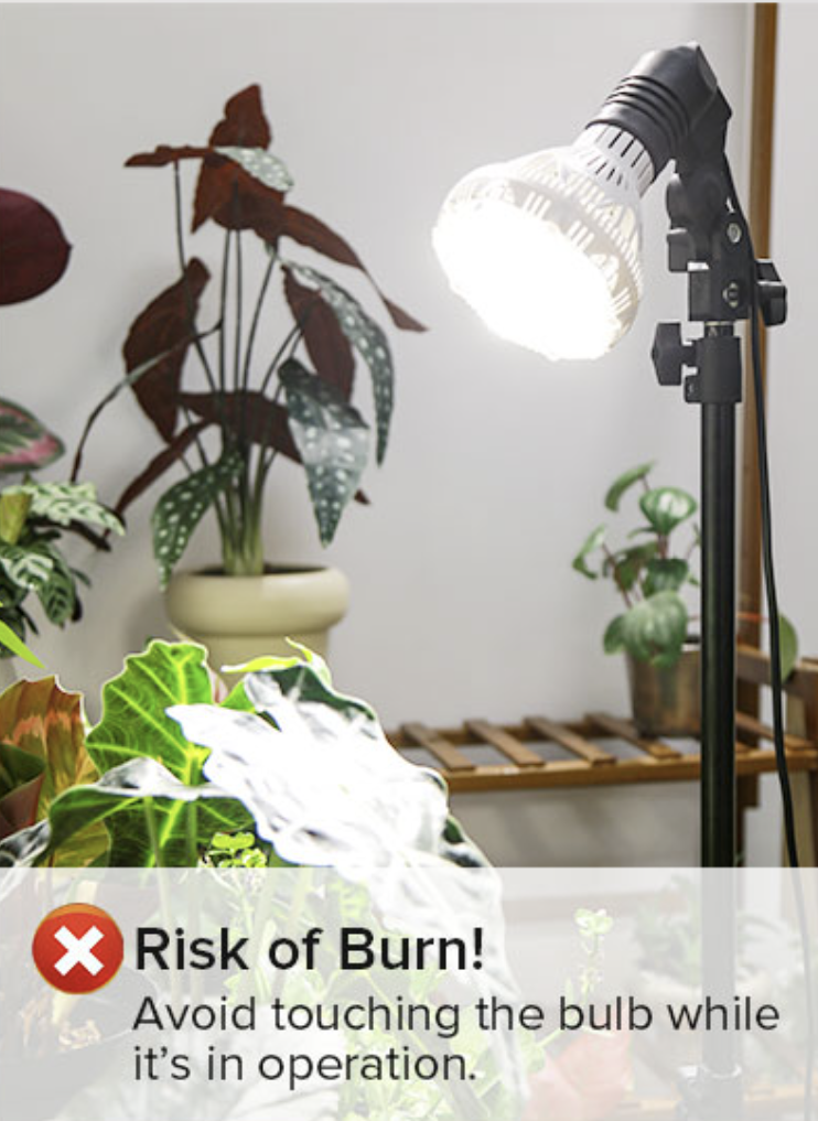 Pre order due 13 Sept - Sansi 40W Dimmable with Remote Control LED Grow Light Bulbs Full Spectrum E27