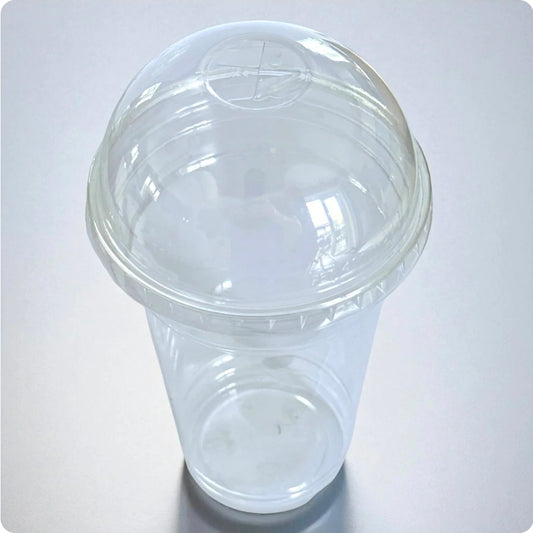 20oz / 591ml Clear Smoothie Cups with Dome Lids – Ideal Humidity Domes for Cuttings and Plantlets