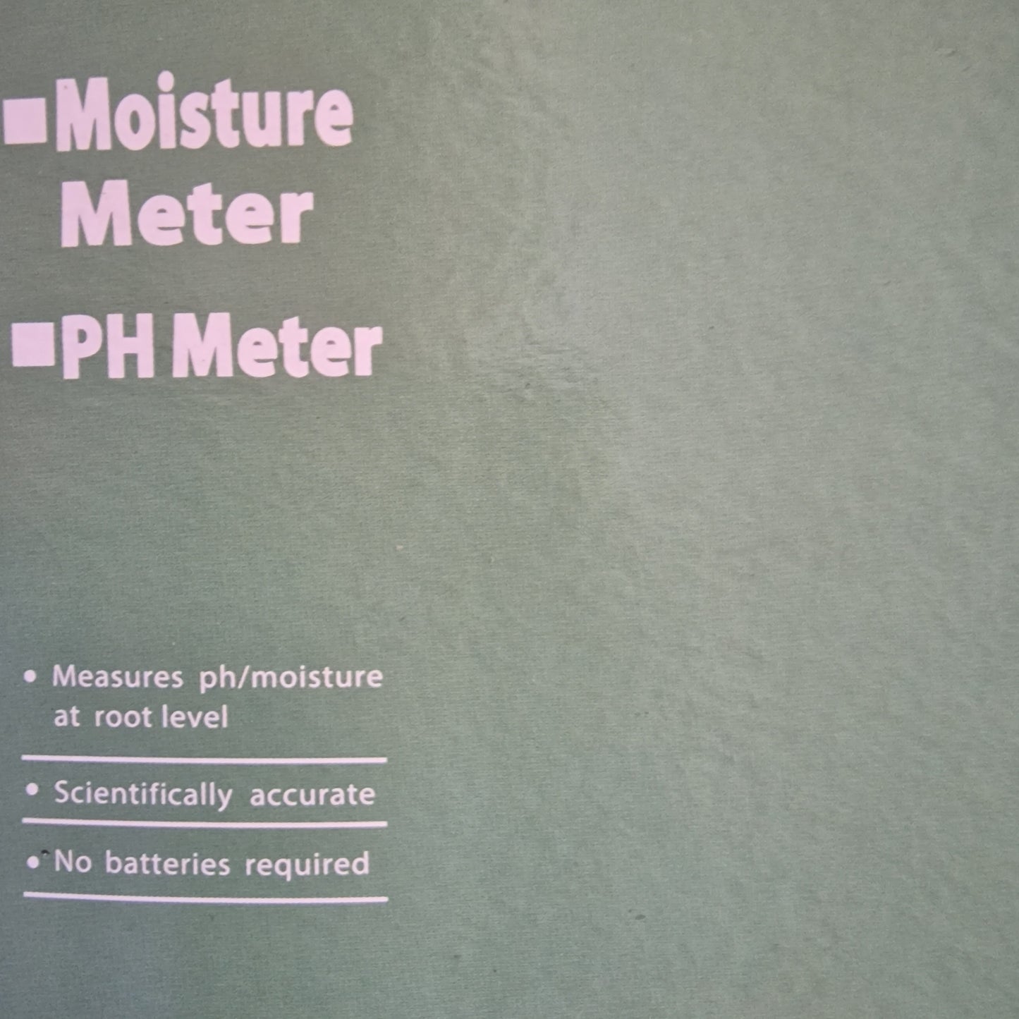 Plant Moisture Meter for Home / Garden