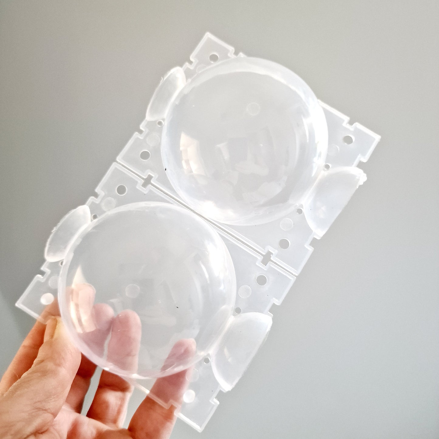 Clear Plastic Plant Rooting Ball - various sizes