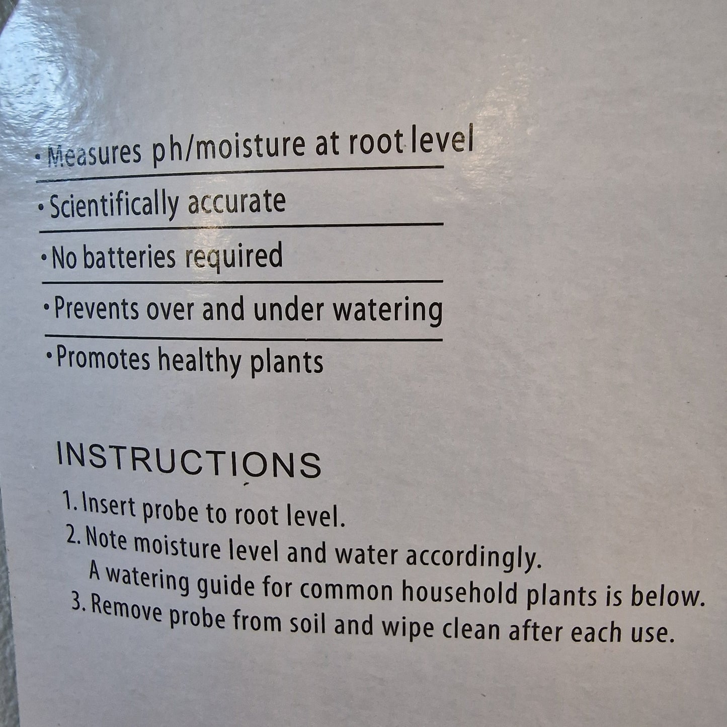 Plant Moisture Meter for Home / Garden