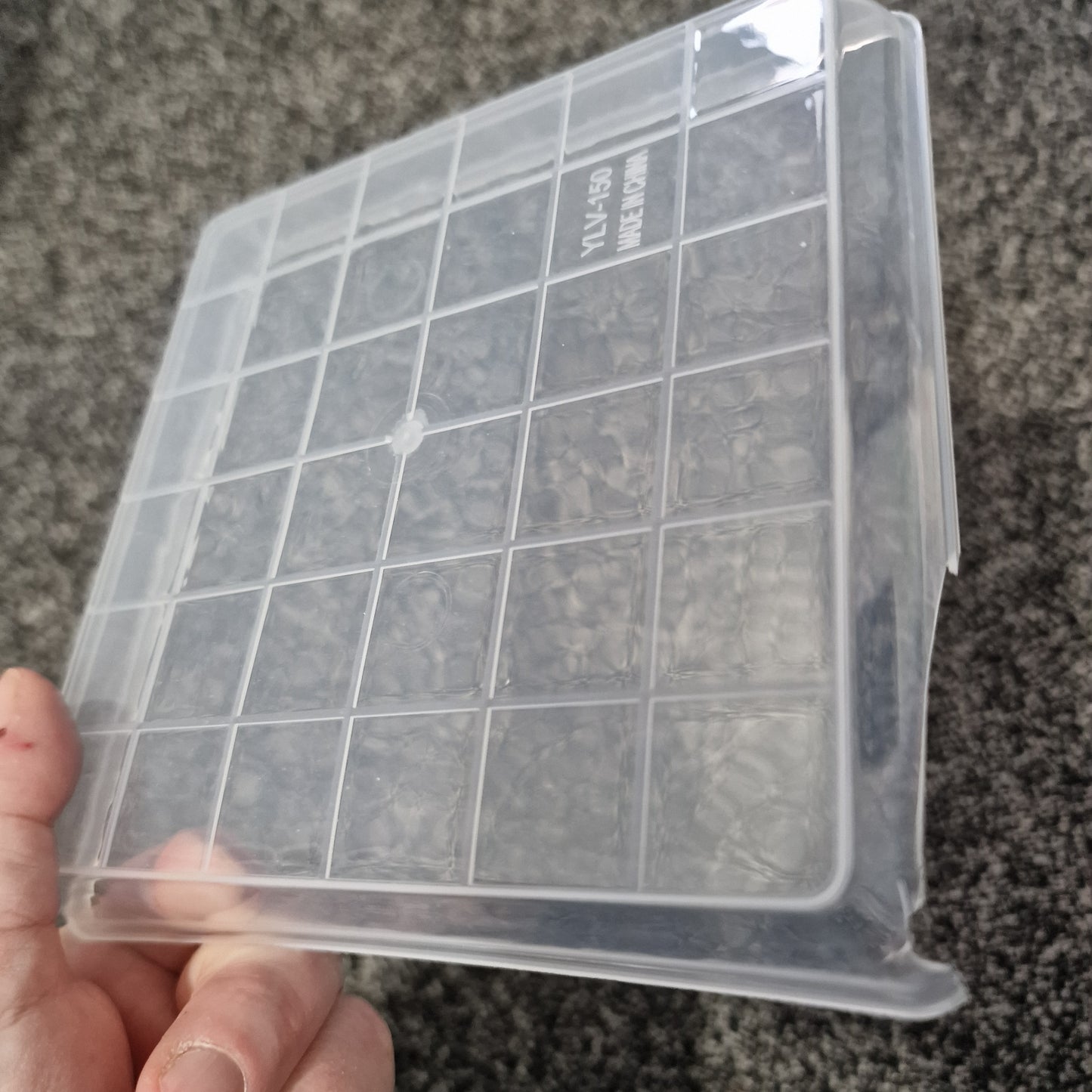 Slight Damage Clear Square Plant Saucers Fit Tower Pots - 15cm