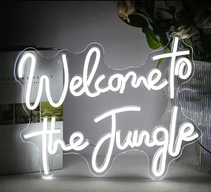 Neon Welcome / Plant USB Signs