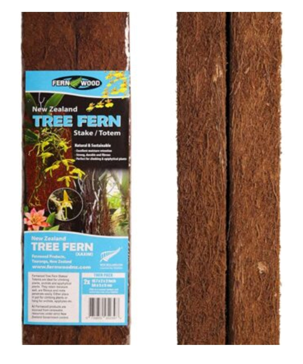 Fernwood Fern Tree Totems 2 pieces 40 x 2.5 x 2.5cm (Climbing Pole)