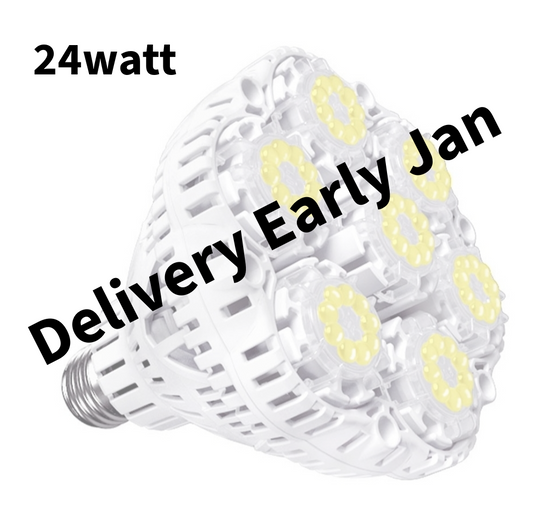 Buy now, delivery Early Jan - 24w Growlight Sansi Bulbs E27 Fitting