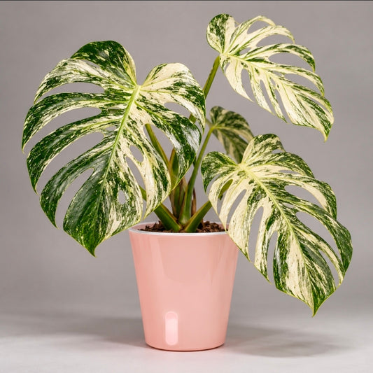 Pre - Order - Pink Glossy Self Watering Plant Pots with Clear Inner | Multiple Sizes