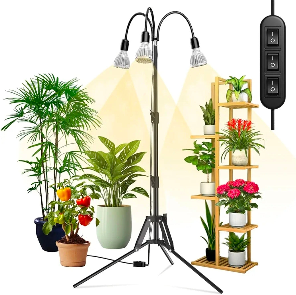 🌿 Sansi Grow Light - 3 Head Full Spectrum LED - see description
