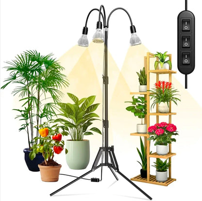🌿 Sansi Grow Light - 3 Head Full Spectrum LED - see description