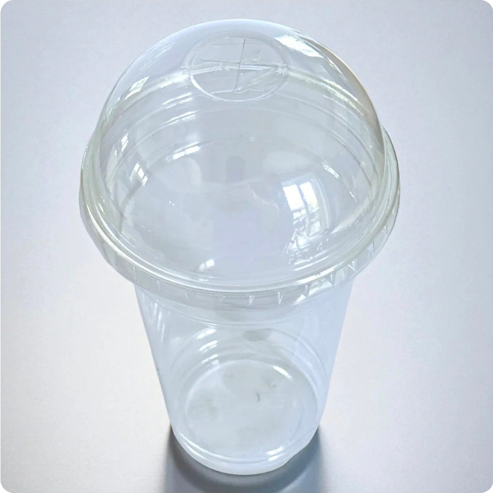 20oz / 591ml Clear Smoothie Cups with Dome Lids – Ideal Humidity Domes for Cuttings and Plantlets