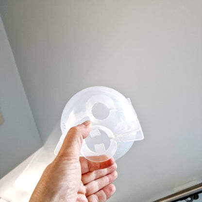 Clear Plastic Plant Rooting Ball - various sizes