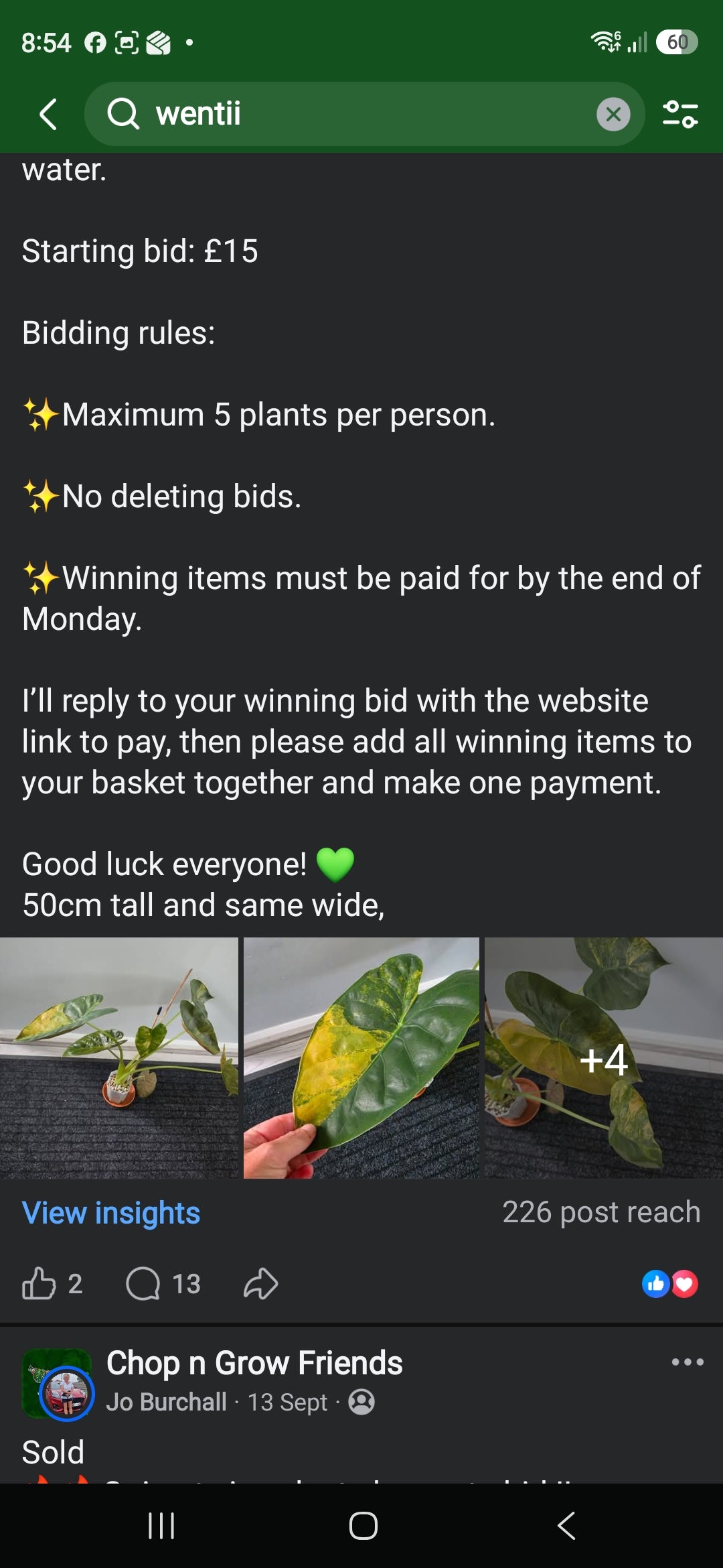 Sunday CnG Sale -  Adam Wentii