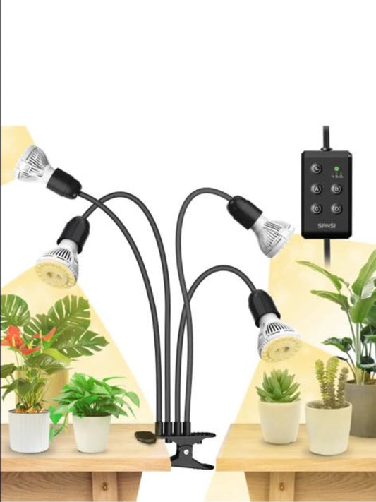 Sansi 600W 4 Arm Gooseneck Clip Plant Grow light