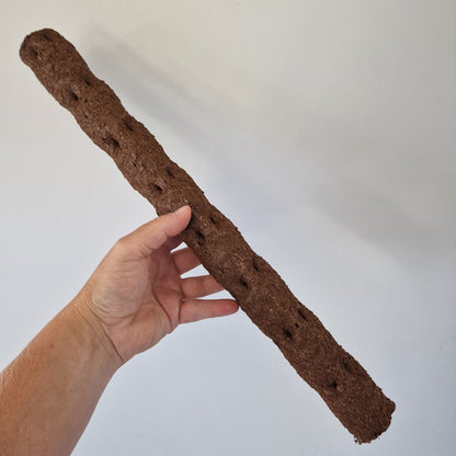 Kratiste Biobased Bark Effect 45cm x 4cm Climbing Pole and 15 clips