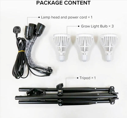 🌿 Sansi Grow Light - 3 Head Full Spectrum LED - see description