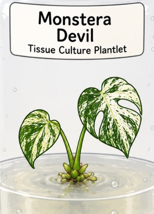 Monstera Devil Tissue Culture Plantlet Pre-Order - see description