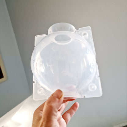 Clear Plastic Plant Rooting Ball - various sizes