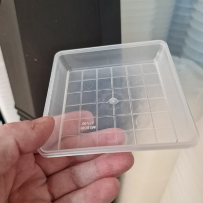 Clear Square Plant Saucers – Various Sizes