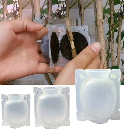 Clear Plastic Plant Rooting Ball - various sizes